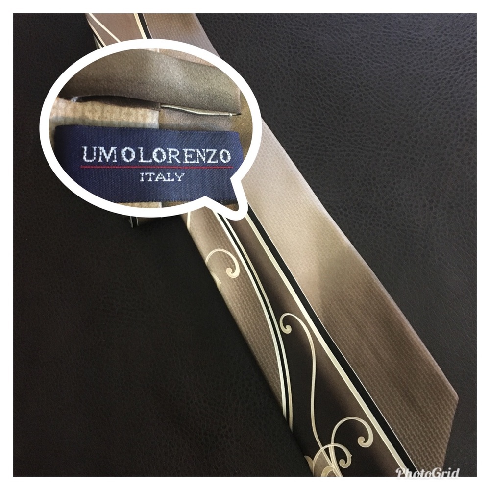 Umo Lorenzo Italian 100% Silk Necktie